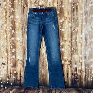 Rock and republic blue rhinestone jeans